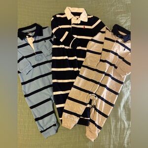 Set of 3 Ralph Lauren long sleeved rompers 9m and 12m